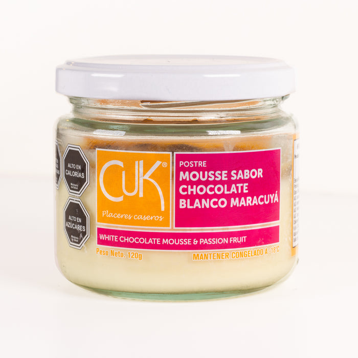 Mousse Chocolate Blanco Maracuyá