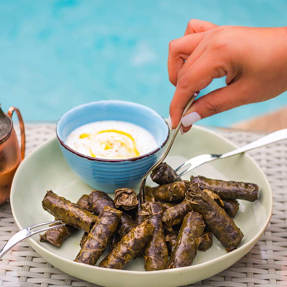 CuK Hojas de Parra Vegetarianas, listo en 8 minutos — CuK Placeres